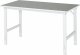Arbeitstisch Tom höhenverstellbar | B1500xT800xH760-1080mm | L-Platte-25mm