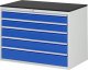 Schubladenschrank XXL5.11 | B1145xT650xH820mm | M-Top-22mm | 5xSchublade-VA Schubladenschrank XXL5.11 | B1145xT650xH820mm | M-Top-22mm | 5xSchublade-VA