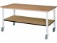 Fahrbarer Arbeitstisch (HV) Tom - KM-01 | B2000xT1000xH910-1230mm | B-Platte-25mm