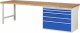 Werkbank 7711A1 | B3000xT900xH840mm | 5xSchublade-VA