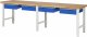 Werkbank höhenverstellbar 7002A1 | B3000xT700xH790-1140mm | 4xSchublade-TA Werkbank höhenverstellbar 7002A1 | B3000xT700xH790-1140mm | 4xSchublade-TA