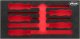VIGOR Weichschaumeinlage ∙ leer ∙ V5072-L ∙ L x B x H: 393 mm x 188 mm x 35 mm
