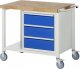 Fahrbare Werkbank 8157 | B1000xT700xH880-1080mm | 3xSchublade-TA Fahrbare Werkbank 8157 | B1000xT700xH880-1080mm | 3xSchublade-TA