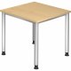 Hammerbacher Schreibtisch VHS08/3/S 80x80cm ahorn Hammerbacher Schreibtisch VHS08/3/S 80x80cm ahorn