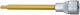 HAZET Schraubendreher-Steckschlüsseleinsatz 986SL-5 ∙ 1/2 Zoll (12,5 mm) Vierkant hohl ∙ Innen Sechskant Profil ∙ SW 5 mm