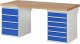 Werkbank 7821A3 | B2000xT900xH890mm | 10xSchublade-VA