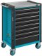 HAZET Werkstattwagen Assistent 179NX ∙ einzeln 179NX-8 ∙ L x B x H: 785 mm x 518 mm x 1020 mm ∙ Schubladen | flach: 7× 81 x 522 x