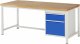 Werkbank höhenverstellbar 8156A1 | B2000xT900xH840-1040mm | 2xSchublade-TA Werkbank höhenverstellbar 8156A1 | B2000xT900xH840-1040mm | 2xSchublade-TA