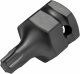 HAZET Kraft-Schraubendreher-Steckschlüsseleinsatz 995S6-T50 ∙ 1/2 Zoll (12,5 mm) Vierkant hohl | 24 mm Außen-Sechskant ∙ Innen TO