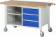 Fahrbare Werkbank 8462 | B1500xT700xH880-1080mm | 3xSchublade-VA Fahrbare Werkbank 8462 | B1500xT700xH880-1080mm | 3xSchublade-VA