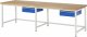Werkbank höhenverstelbar 8001A1 | 3000xT900xH840-1040mm | 2xSchublade-TA Werkbank höhenverstelbar 8001A1 | 3000xT900xH840-1040mm | 2xSchublade-TA