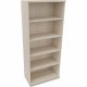 Regal 5OH B800xT442xH1869mm Silberaluminium/Akazie hell