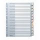 Leitz Register 12740000 blanko DIN A4 12teilig PP grau Leitz Register 12740000 blanko DIN A4 12teilig PP grau