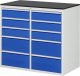 Schubladenschrank LL7.4.4 | B1145xT650xH1030mm | M-Top-22mm | 10xSchublade-VA Schubladenschrank LL7.4.4 | B1145xT650xH1030mm | M-Top-22mm | 10xSchublade-VA