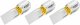 HAZET Bit 2208N-9/3 ∙ 1/4 Zoll (6,3 mm) Sechskant massiv ∙ Schlitz Profil ∙ 3-teilig ∙ SW 1 x 6 mm