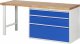 Werkbank 7708A1 | B2000xT700xH890mm | 3xSchublade-TA Werkbank 7708A1 | B2000xT700xH890mm | 3xSchublade-TA