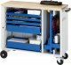 Werkzeugwagen 10050 | B1025xT400xH860mm | 5xSchublade-VA | 1xLWA | Buche-Top-25mm