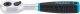HAZET HiPer Feinzahn-Umschaltknarre für Bits ∙ feinverzahnt 863HPB ∙ 1/4 Zoll (6,3 mm) Sechskant hohl ∙ Länge: 116 mm