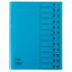 Bene Ordnungsmappe 84800BL DIN A4 12Fächer intensivblau Bene Ordnungsmappe 84800BL DIN A4 12Fächer intensivblau
