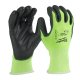 SCHNITTSCHUTZHANDS. 1/A 8/M HI-VIS