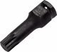 HAZET Schlag- | Maschinenschrauber Schraubendreher-Steckschlüsseleinsatz 990S-16LG ∙ 1/2 Zoll (12,5 mm) Vierkant hohl | 24 mm Auße