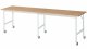 Fahrbarer Arbeitstisch Jerry (6 LR) | B3000xT800xH900mm | B-Platte-25mm Fahrbarer Arbeitstisch Jerry (6 LR) | B3000xT800xH900mm | B-Platte-25mm