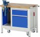 Werkbank mit Fahrgestell 8181 | B1000xT700xH880mm | 1xSchublade-TA | 1xSSK | 1xTür