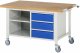 Fahrbare Werkbank 8462 | B1500xT900xH880mm | 3xSchublade-VA Fahrbare Werkbank 8462 | B1500xT900xH880mm | 3xSchublade-VA