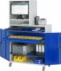 Computer-Schrank 66 mit Monitorgehäuse T520mm | B1100xT520xH1895mm | mobil Computer-Schrank 66 mit Monitorgehäuse T520mm | B1100xT520xH1895mm | mobil