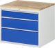 Schubladenschrank XL3.16 | B770xT650xH645mm | B-Top-25mm | 3xSchublade-TA