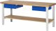 Werkbank 7002I7 | B2000xT700xH790-1140mm | Ablageboden Buche | 2xSchublade-TA Werkbank 7002I7 | B2000xT700xH790-1140mm | Ablageboden Buche | 2xSchublade-TA