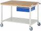 Fahrbare Werkbank 8001 | B1250xT900xH880-1080mm | Ablageboden-MT | 1xSchublade-TA Fahrbare Werkbank 8001 | B1250xT900xH880-1080mm | Ablageboden-MT | 1xSchublade-TA