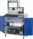 Computer-Schrank 65 mit Monitorgehäuse T250mm | B1100xT520xH1895mm | mobil Computer-Schrank 65 mit Monitorgehäuse T250mm | B1100xT520xH1895mm | mobil