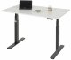 Schreibtisch adlatus 100 | B1250xT800xH650-1300mm | tiefschwarz | M-Platte-22 mm Schreibtisch adlatus 100 | B1250xT800xH650-1300mm | tiefschwarz | M-Platte-22 mm