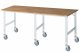 Fahrbarer Arbeitstisch (HV) Tom (6 LR) | B2500xT1000xH910-1230mm | B-Platte-25mm