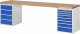 Werkbank 7822A3 | B3000xT700xH890mm | 12xSchublade-VA