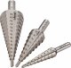 VIGOR HSS-Stufenbohrer Satz ∙ V1707 ∙ 3-teilig ∙ Anzahl Werkzeuge: 3