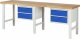 Werkbank höhenverstellbar 7125A1 | B2500xT700xH790-1140mm | 4xSchublade-TA Werkbank höhenverstellbar 7125A1 | B2500xT700xH790-1140mm | 4xSchublade-TA