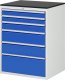 Schubladenschrank XL7.7 | B770xT650xH1030mm | M-Top-22mm | 6xSchublade-TA Schubladenschrank XL7.7 | B770xT650xH1030mm | M-Top-22mm | 6xSchublade-TA
