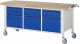 Fahrbare Werkbank 8567I2 | B2000xT700xH880mm | 3xSchublade-TA | 3xTür Fahrbare Werkbank 8567I2 | B2000xT700xH880mm | 3xSchublade-TA | 3xTür