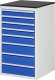 Schubladenschrank L7.8 | B580xT650xH1030mm | M-Top-22mm | 8xSchublade-VA Schubladenschrank L7.8 | B580xT650xH1030mm | M-Top-22mm | 8xSchublade-VA
