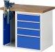 Werkbank 7510A2 | B1000xT700xH890mm | 4xSchublade-TA | 1xSSKL