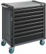 HAZET Werkstattwagen Assistent 179NXL ∙ einzeln 179NXL-8-VW ∙ L x B x H: 959 mm x 518 mm x 1020 mm ∙ Schubladen | flach: 7× 81 x 