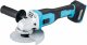 HAZET Akku-Winkelschleifer ⌀ 125 mm ∙ 18 Volt ∙ Grundgerät 9533-10 ∙ L x B x H: 295 mm x 75 mm x 120 mm