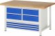 Werkbank höhenverstellbar 8934A2 | B1500xT900xH840-1040mm | 7xSchublade-TA Werkbank höhenverstellbar 8934A2 | B1500xT900xH840-1040mm | 7xSchublade-TA