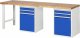Werkbank 7503A8 | B2500xT700xH890mm | 4xSchublade-TA | 2xTür Werkbank 7503A8 | B2500xT700xH890mm | 4xSchublade-TA | 2xTür