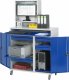 Computer-Schrank 66T mit Monitorgehäuse T250mm | B1100xT520xH1895mm | mobil Computer-Schrank 66T mit Monitorgehäuse T250mm | B1100xT520xH1895mm | mobil