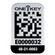 AIDTSM QR-Code Sticker Metall 100 Stück