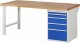 Werkbank 7511A1 | B2000xT900xH890mm | 5xSchublade-TA Werkbank 7511A1 | B2000xT900xH890mm | 5xSchublade-TA