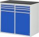 Schubladenschrank LL7.13.13 | B1145xT650xH1030mm | M-Top-22mm,6xSchublade-TA,2xTür